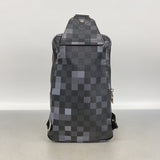 【6kd4171】ルイヴィトン ボディバッグ ダミエ・グラフィット ピクセル アヴェニュースリングバッグ N40068 ブラック【中古】メンズ