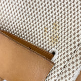 【6kd4188-e】エルメス ハンドバッグ エールバッグPM トワルGM ナチュラル シルバー金具 □F刻印 2wayバッグ【中古】レディース