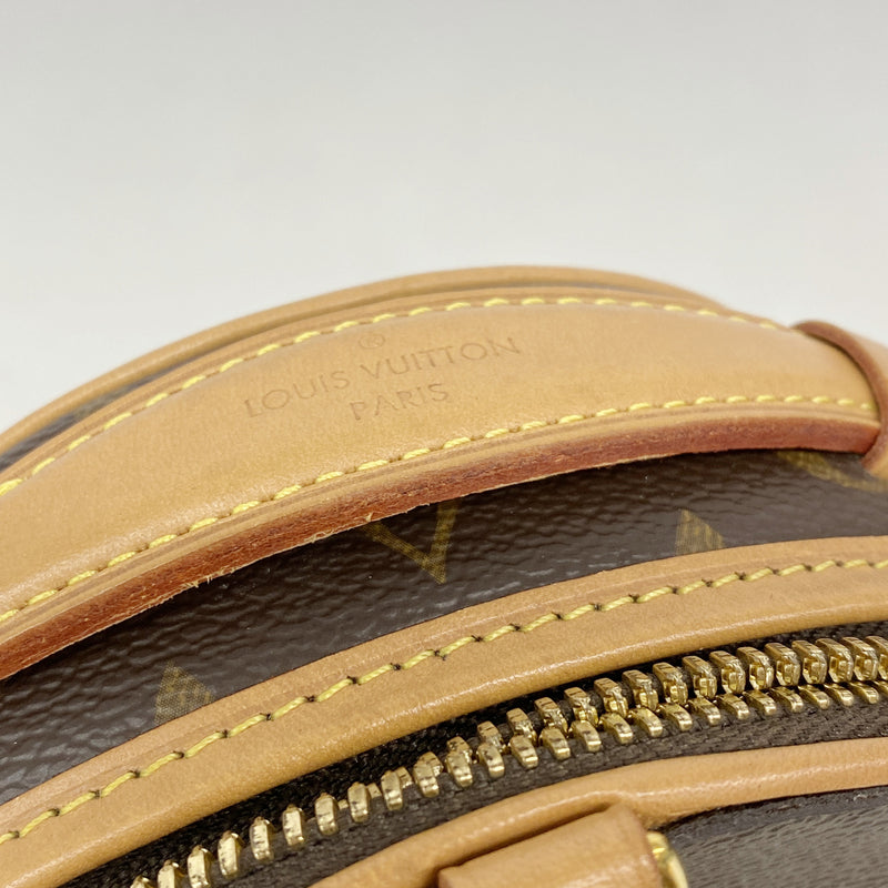 【6kd4192-e】ルイヴィトン ハンドバッグ モノグラム ミニボワットシャポー M44699 ブラウン 2wayバッグ【中古】レディース