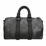 【6kd4194】ルイヴィトン ハンドバッグ ダモフラージュ キーポルバンドリエール25 M14919 ブラック 2wayバッグ【中古】メンズ