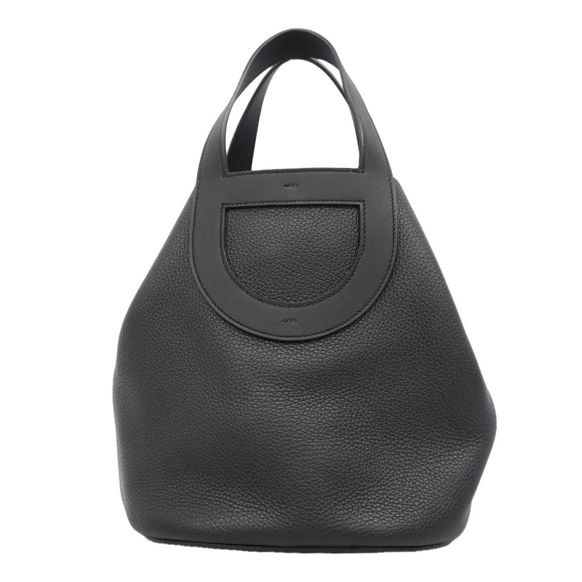 【6kd4195】エルメス ハンドバッグ インザループ23 トリヨンクレマンス ブラック シルバー金具 G刻印【中古】レディース