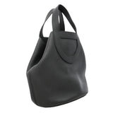 【6kd4195】エルメス ハンドバッグ インザループ23 トリヨンクレマンス ブラック シルバー金具 G刻印【中古】レディース