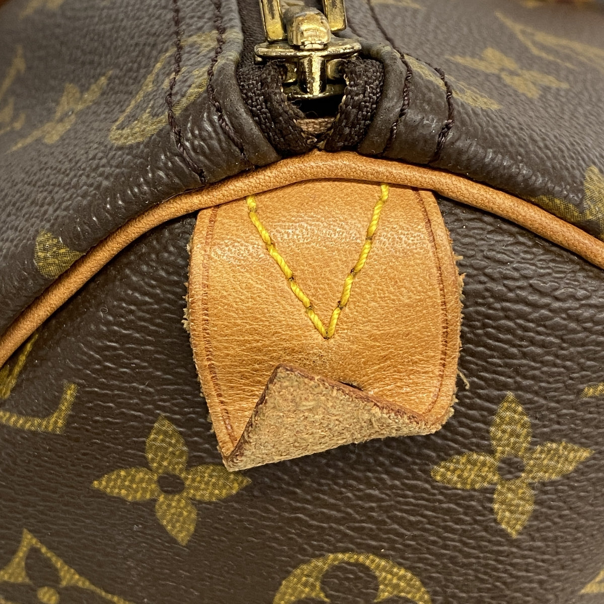 【6kd4205】ルイヴィトン ハンドバッグ モノグラム スピーディ35 M41107 ブラウン【中古】レディース