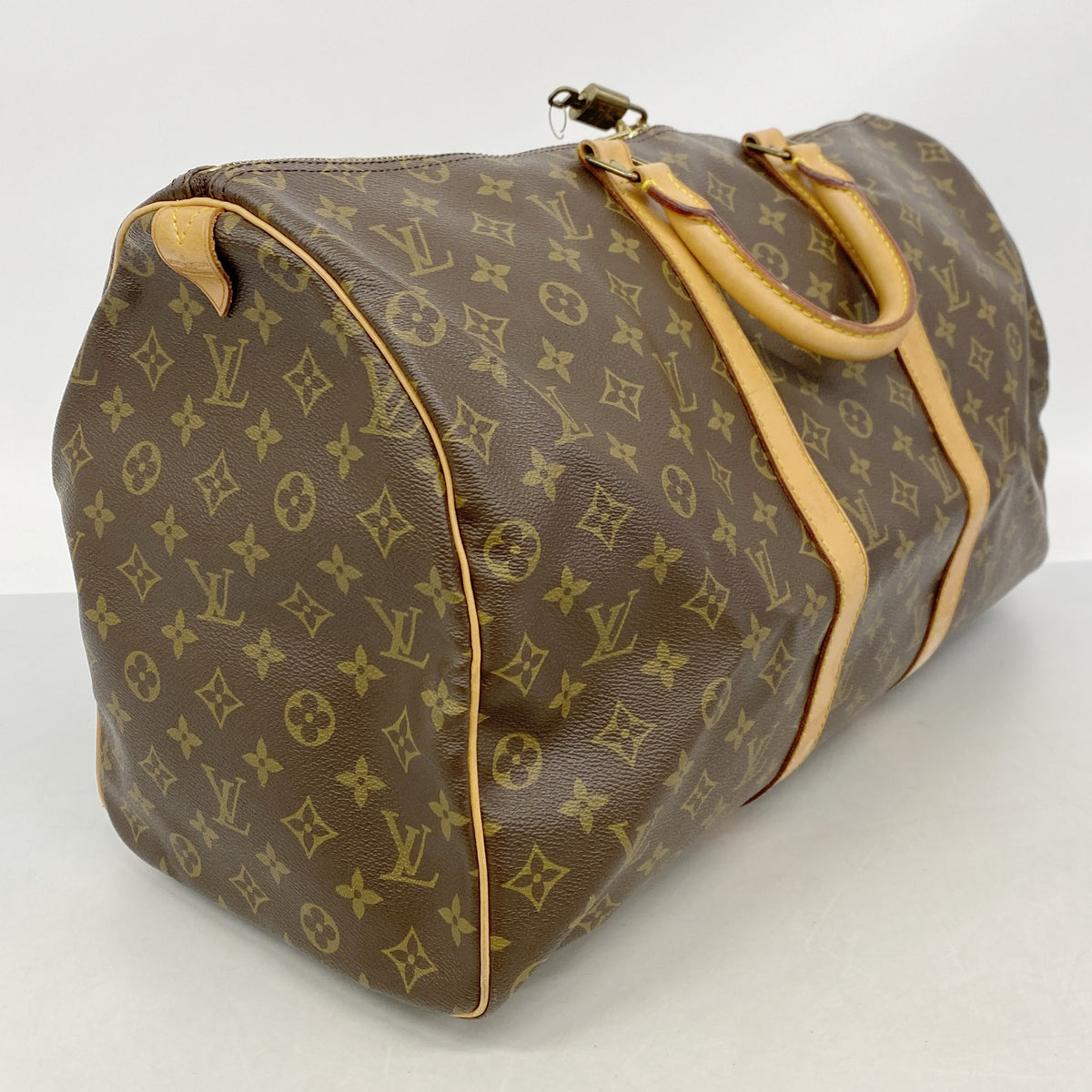 【6kd4210】ルイヴィトン ボストンバッグ モノグラム キーポル50 M41426 ブラウン【中古】メンズ レディース ユニセックス