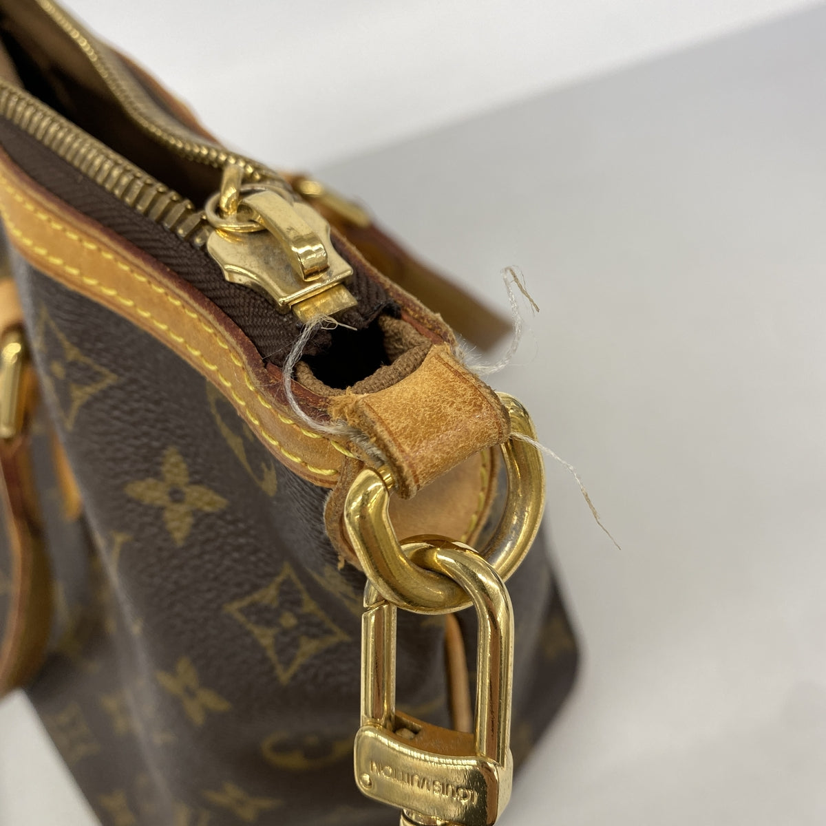 【6kd4213】ルイヴィトン ハンドバッグ モノグラム パレルモPM M40145 ブラウン 2wayバッグ【中古】レディース