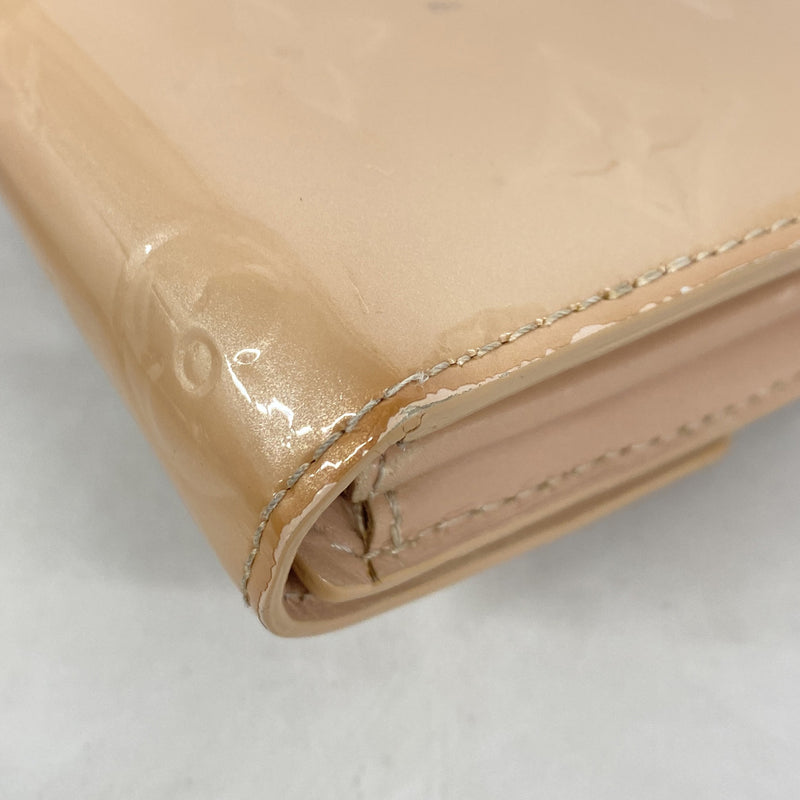 【6kd4216】ルイヴィトン 長財布 ヴェルニ ポルトフォイユサラ M91522 ローズフロランタン【中古】レディース