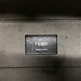 【6kd4246】フェンディ ハンドバッグ ゴートゥーショッパー レザー ブラック シルバー金具 2wayバッグ【中古】レディース