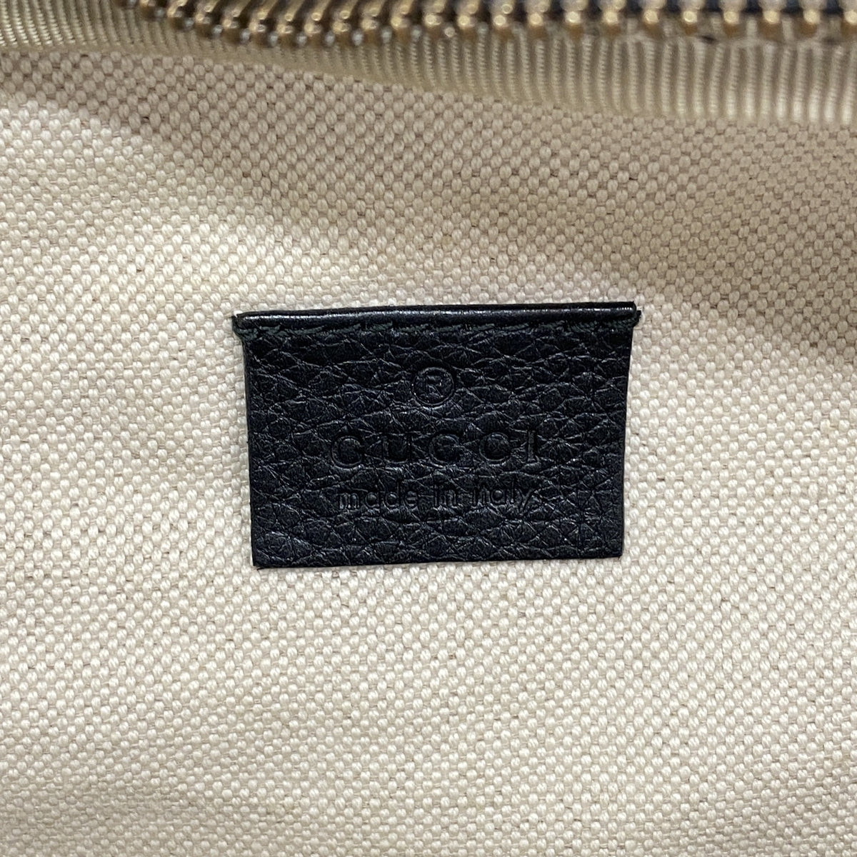 【6kd4249】グッチ ウエストバッグ 530412 レザー ブラック ゴールド金具【中古】メンズ