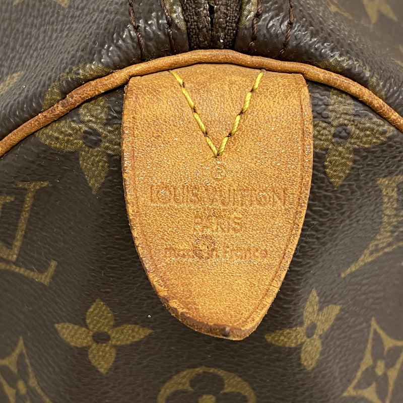 【6kd4257】ルイヴィトン ハンドバッグ モノグラム スピーディ30 M41108 ブラウン【中古】レディース