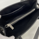 【6kd4261】セリーヌ ハンドバッグ トリオンフ キャンバス ブラック シルバー金具【中古】レディース