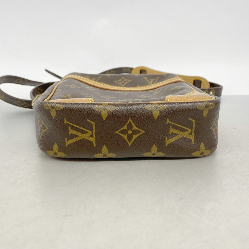 【6kd4262】ルイヴィトン ショルダーバッグ モノグラム ダヌーブ M45266 ブラウン【中古】レディース