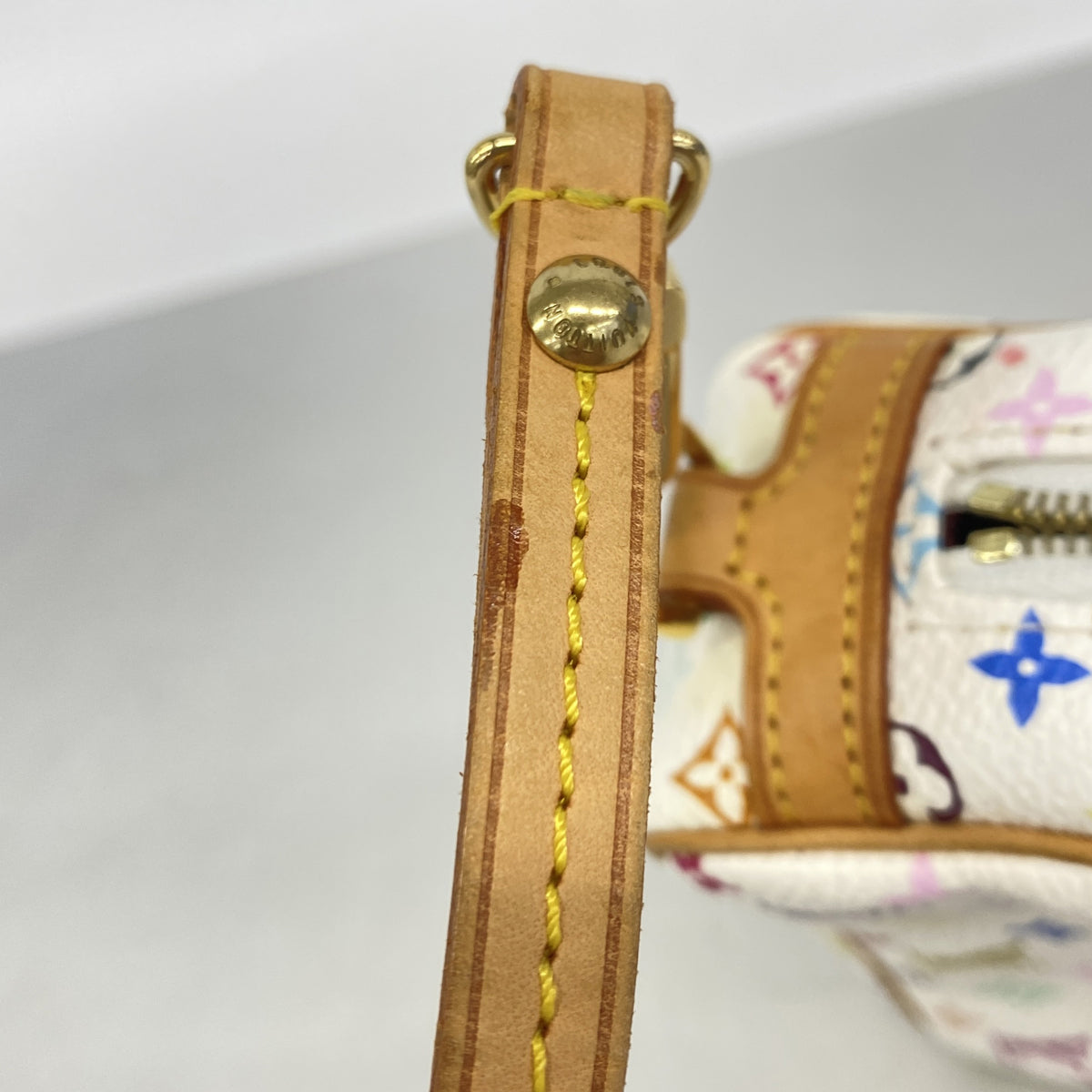 【6kd4267】ルイヴィトン ポーチ モノグラム・マルチカラー トゥルースワピティ M58033 ブロン【中古】レディース