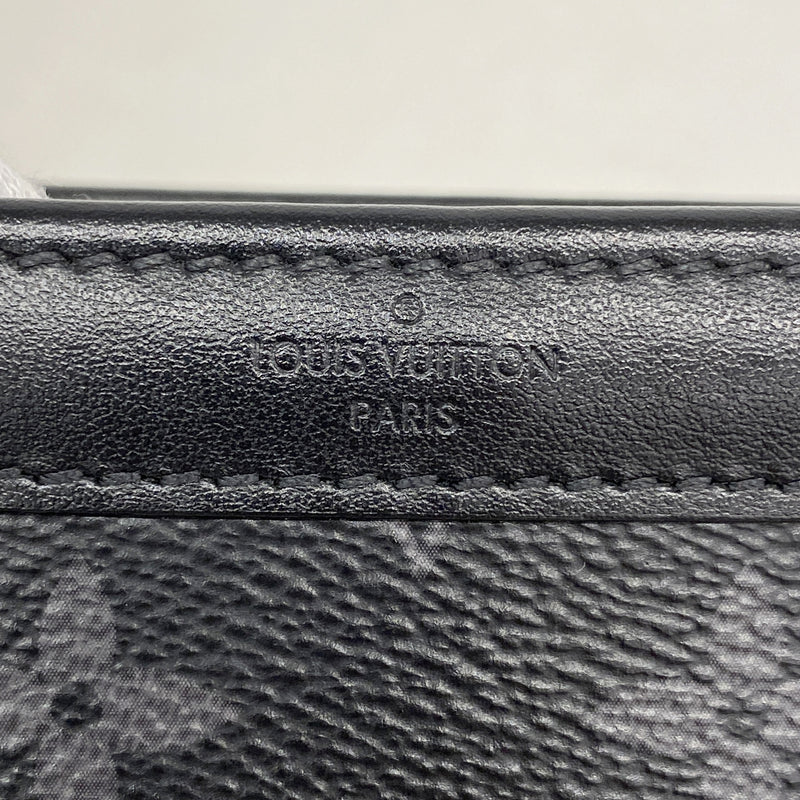 【6kd4279】ルイヴィトン ショルダーバッグ モノグラム・エクリプス リバース ガストンウェアラブルウォレット M81124 ブラック グレー【中古】メンズ