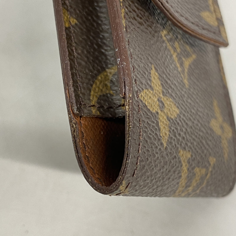 【6kd4289】ルイヴィトン シガレットケース モノグラム エテュイシガレット M63024 ブラウン【中古】メンズ レディース ユニセックス
