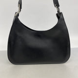 【6kd4290】グッチ ショルダーバッグ 001 3767 レザー ブラック シルバー金具【中古】レディース
