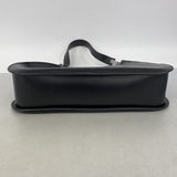 【6kd4290】グッチ ショルダーバッグ 001 3767 レザー ブラック シルバー金具【中古】レディース