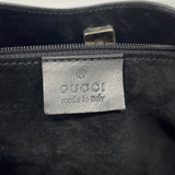 【6kd4290】グッチ ショルダーバッグ 001 3767 レザー ブラック シルバー金具【中古】レディース