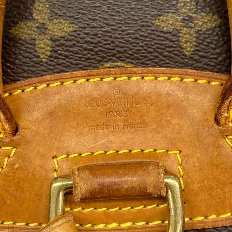 【6kd4291】ルイヴィトン リュック・デイパック モノグラム ミニモンスリ M51137 ブラウン【中古】レディース