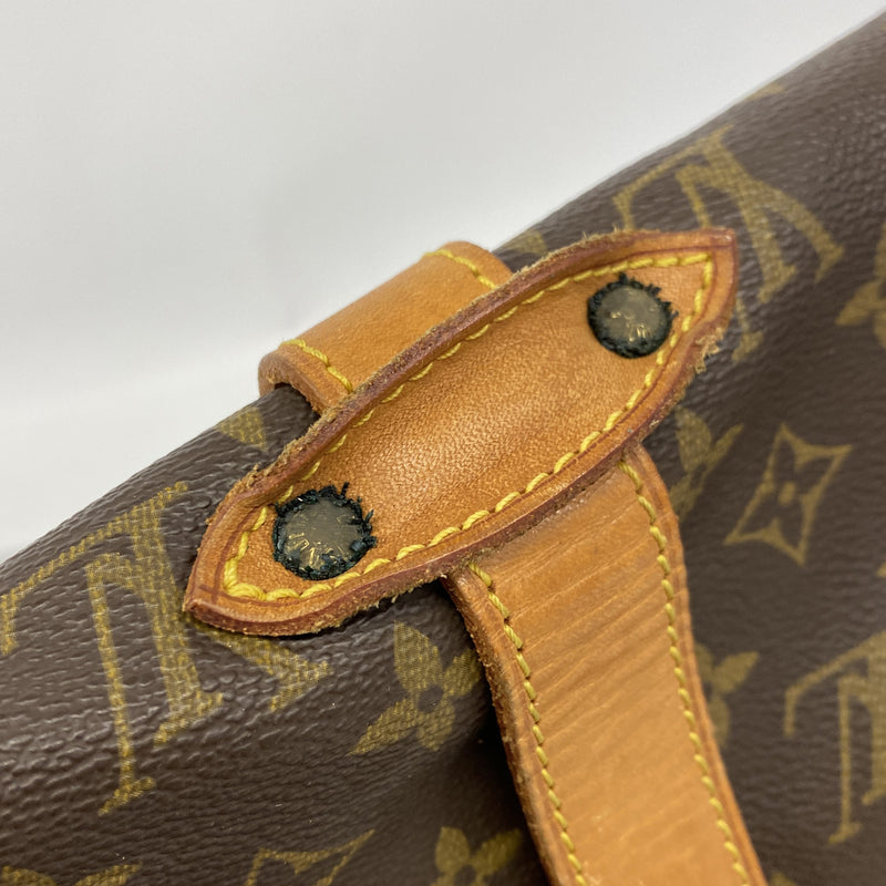 【6kd4296】ルイヴィトン ショルダーバッグ モノグラム ソミュール35 M42254 ブラウン【中古】レディース