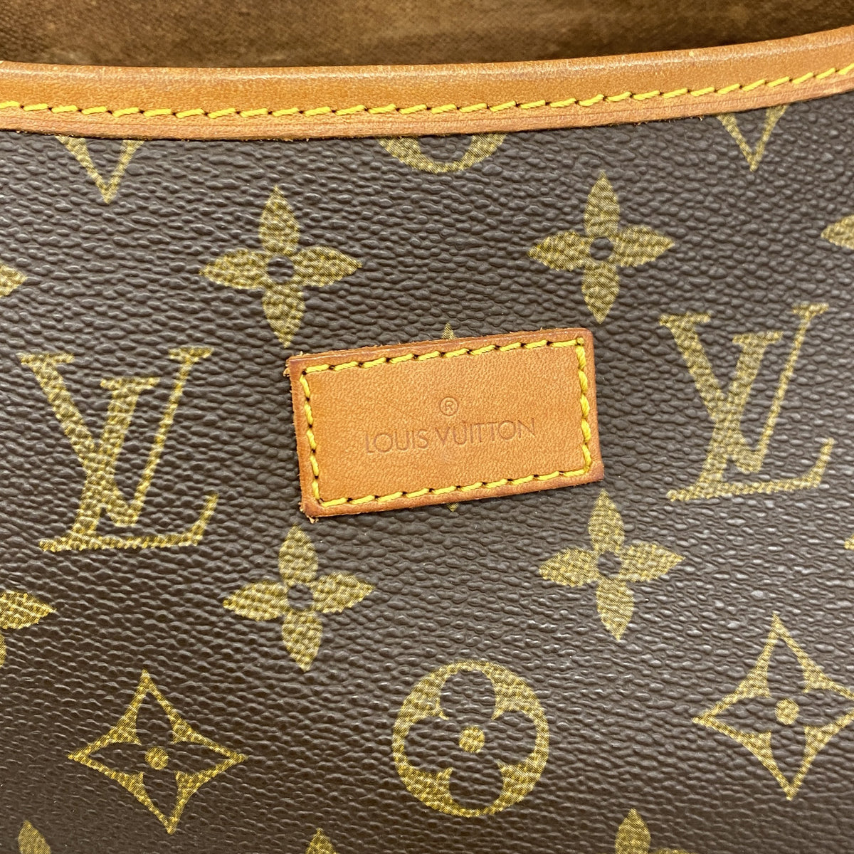 【6kd4296】ルイヴィトン ショルダーバッグ モノグラム ソミュール35 M42254 ブラウン【中古】レディース