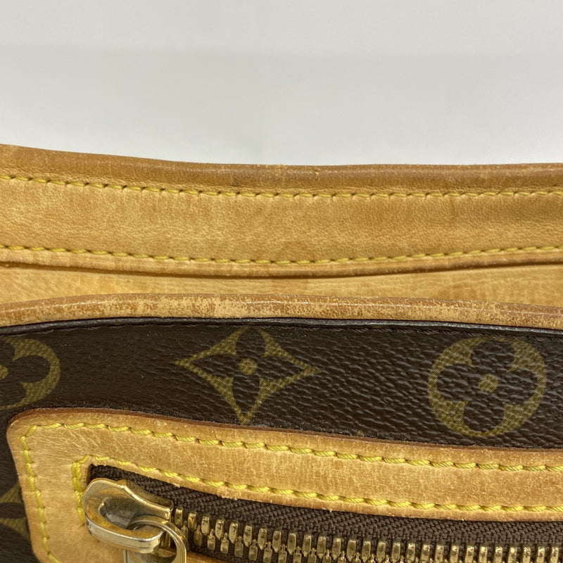 【6kd4313】ルイヴィトン ショルダーバッグ モノグラム ハドソンGM M40045 ブラウン【中古】レディース