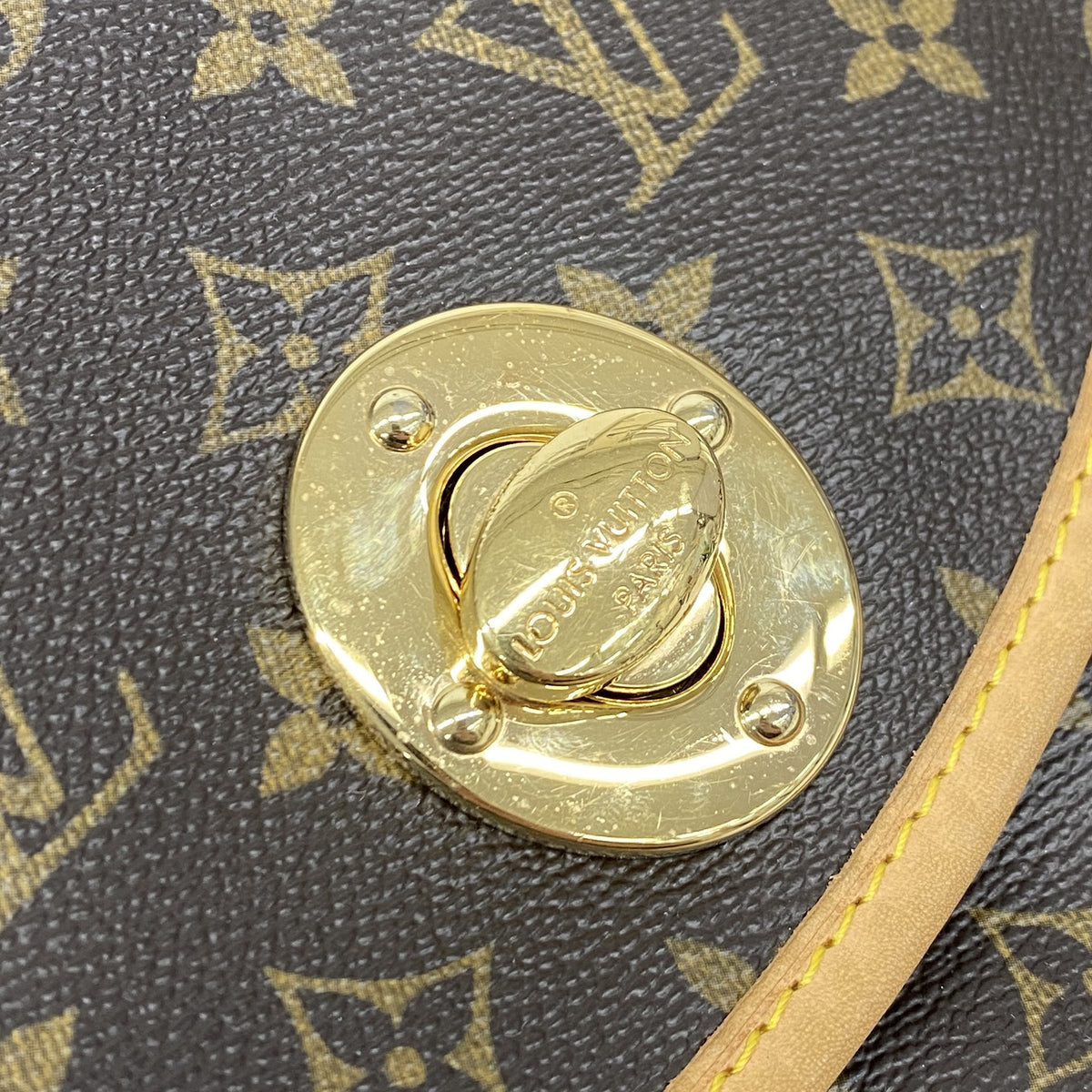 【6kd4320】ルイヴィトン ショルダーバッグ モノグラム トゥラムGM M40075 ブラウン【中古】レディース