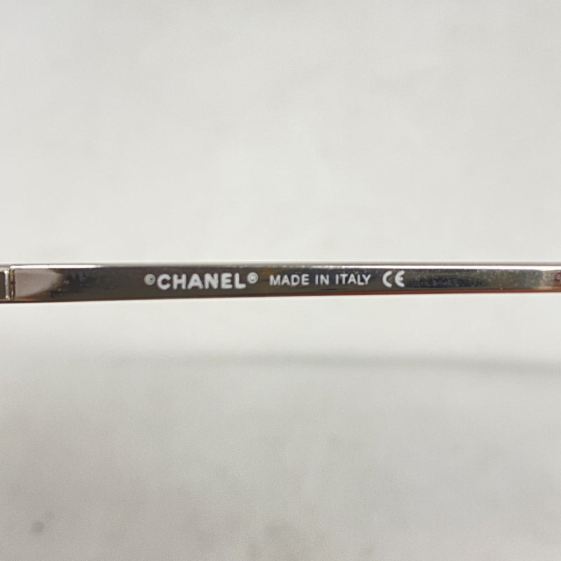 【6kd4326】シャネル サングラス 4002 プラスチック ピンク シルバー金具【中古】レディース