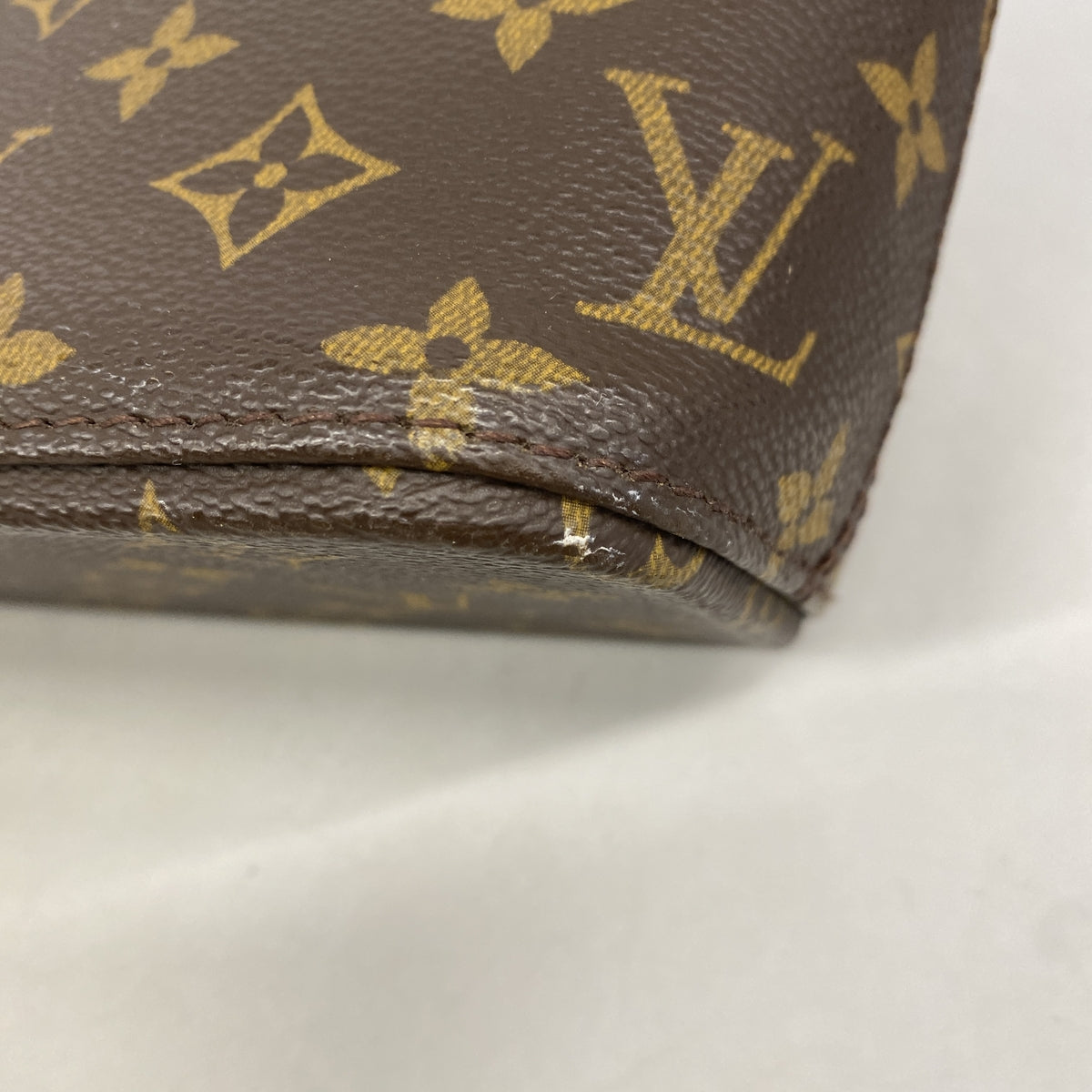 【6kd4329】ルイヴィトン トートバッグ モノグラム ルコ M51155 ブラウン【中古】レディース