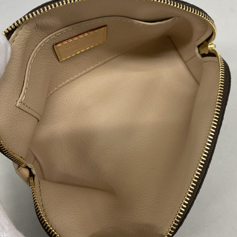 【6kd4331】ルイヴィトン ポーチ モノグラム ポシェットコスメティックPM M47515 ブラウン【中古】レディース