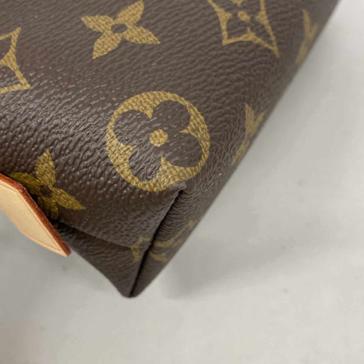 【6kd4331】ルイヴィトン ポーチ モノグラム ポシェットコスメティックPM M47515 ブラウン【中古】レディース