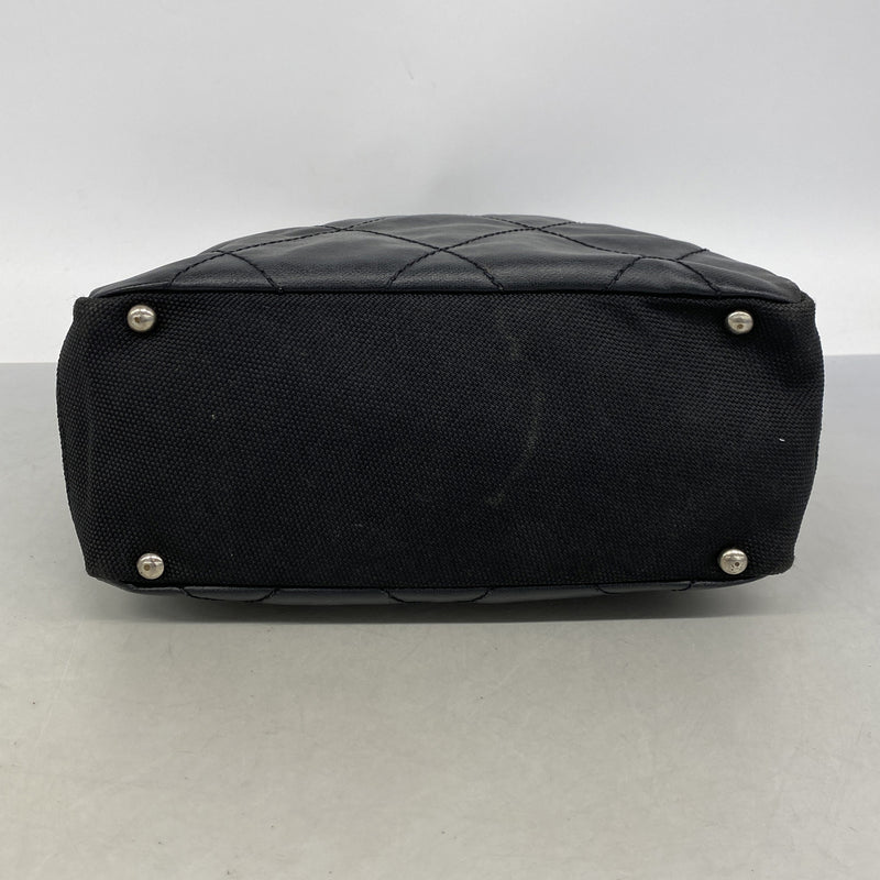 【6kd4336】シャネル トートバッグ パリビアリッツ レザー ブラック【中古】レディース