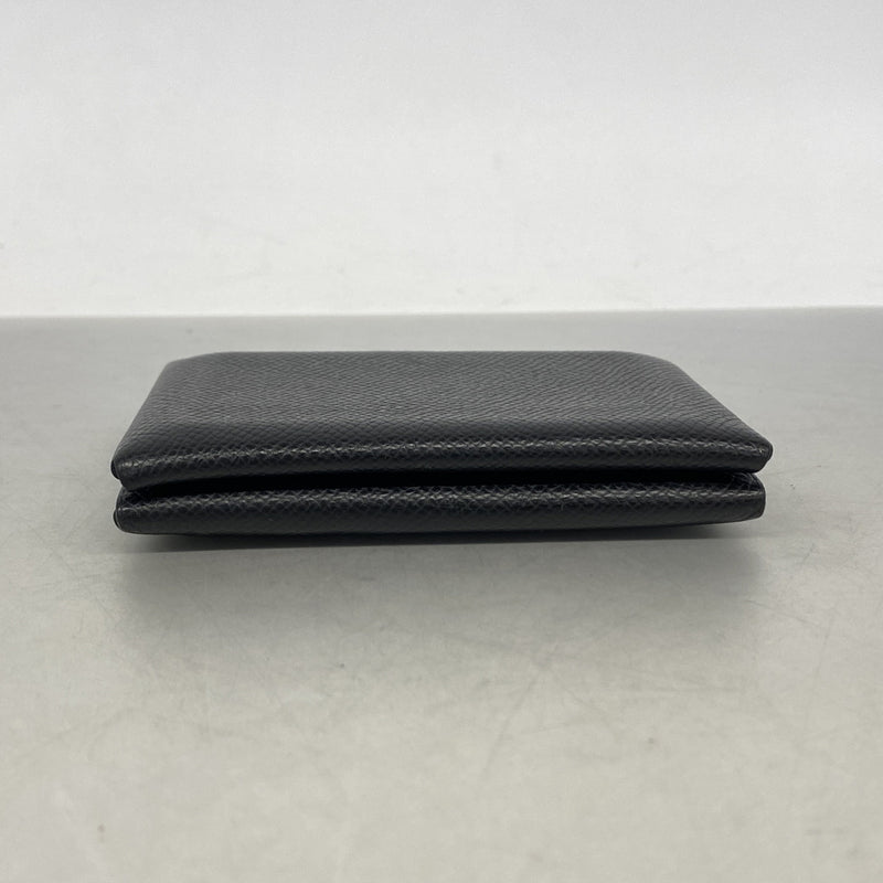 【6kd4366】エルメス コインケース カルヴィデュオ ヴォーエプソン ブラック シルバー金具 U刻印【中古】メンズ レディース ユニセックス