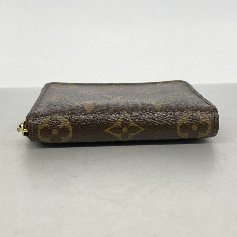 【6kd4367】ルイヴィトン コインケース モノグラム ジッピーコインパース M60067 ブラウン【中古】メンズ レディース ユニセックス