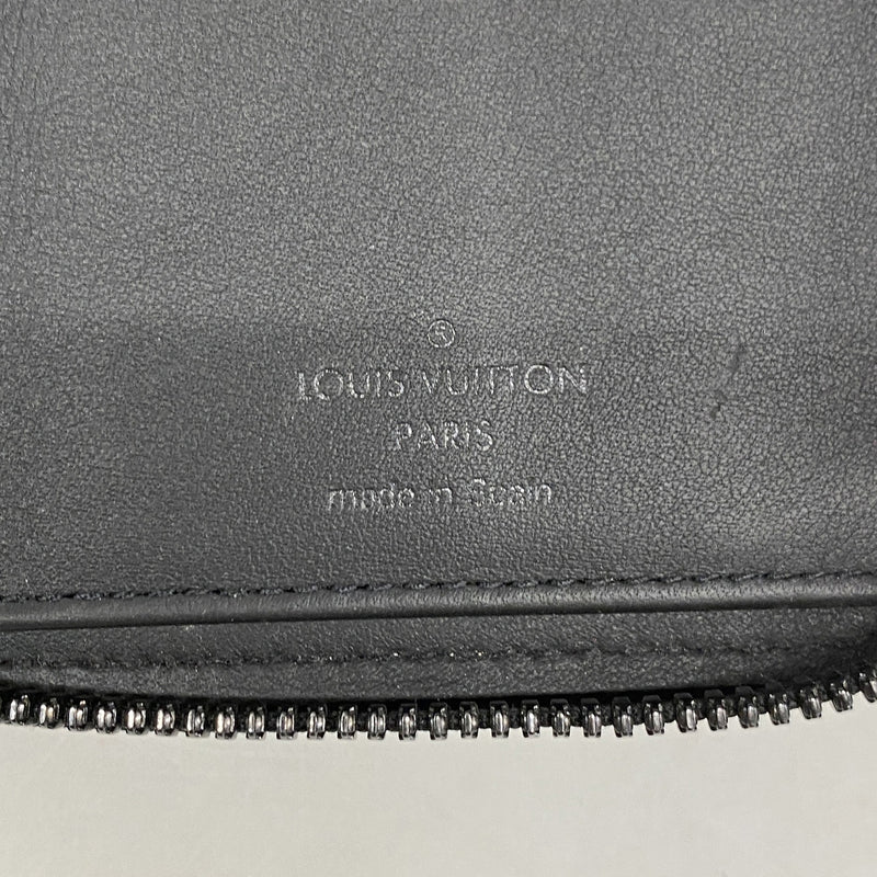 【6kd4368】ルイヴィトン 長財布 モノグラム・シャドウ ジッピーウォレットヴェルティカル M62902 ブラック【中古】メンズ