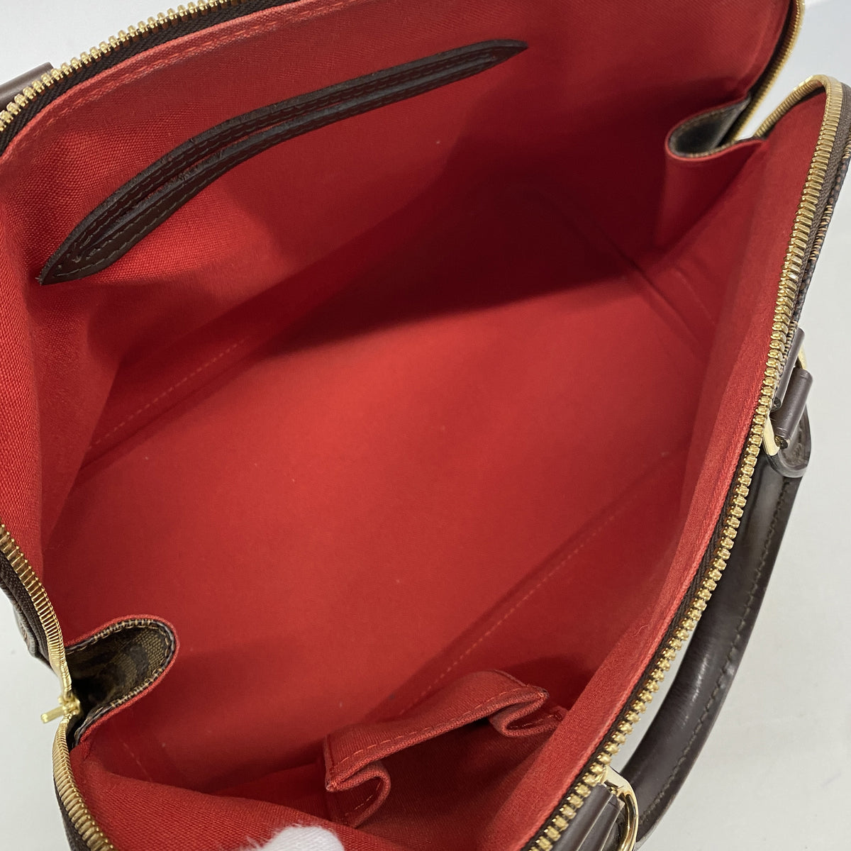 【6kd4369】ルイヴィトン ハンドバッグ ダミエ アルマ N51131 ブラウン【中古】レディース