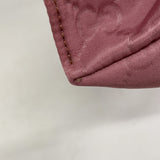 【6kd4372】グッチ トートバッグ GGナイロン 355729 ナイロン ピンク シルバー金具【中古】レディース