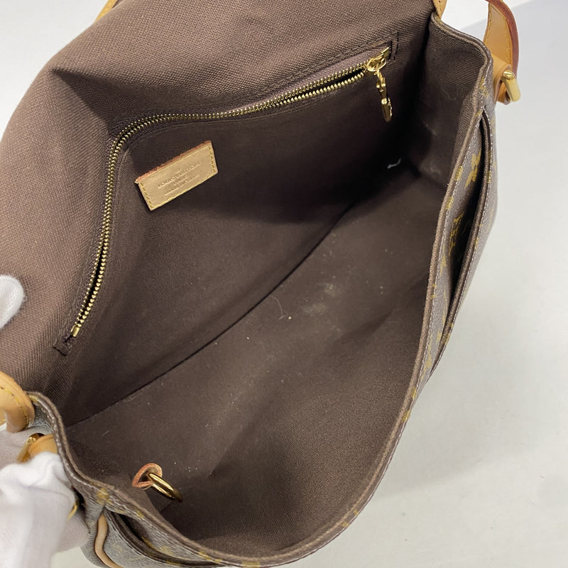 【6kd4376】ルイヴィトン ショルダーバッグ モノグラム メニルモンタンPM M40474 ブラウン【中古】レディース