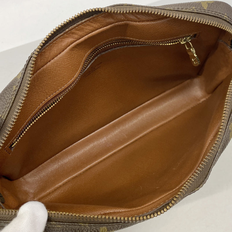 【6kd4381】ルイヴィトン クラッチバッグ モノグラム マルリードラゴンヌGM M51825 ブラウン【中古】レディース