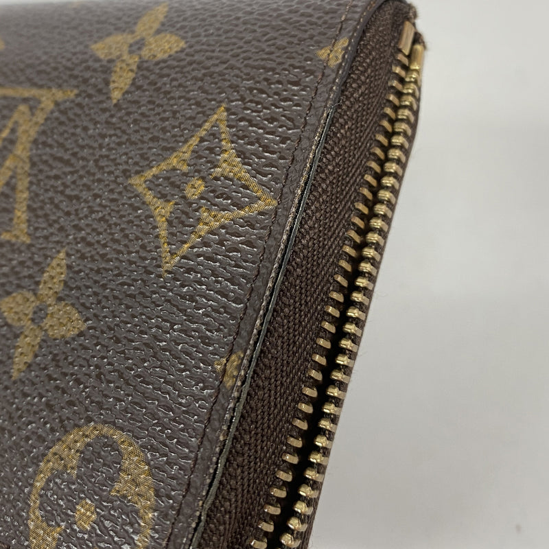【6kd4385】ルイヴィトン コインケース モノグラム ジッピーコインパース M60067 ブラウン【中古】メンズ レディース ユニセックス