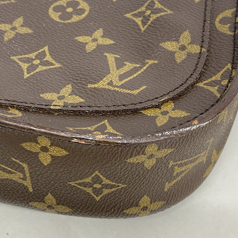 【6kd4388】ルイヴィトン ショルダーバッグ モノグラム サンクルーGM M51242 ブラウン【中古】レディース