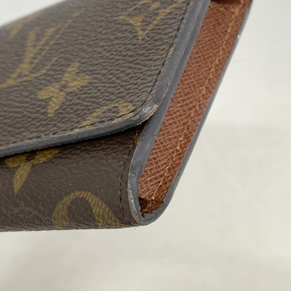 【6kd4393】ルイヴィトン 名刺入れ モノグラム アンヴェロップカルトドゥヴィジット M62920 ブラウン【中古】メンズ レディース ユニセックス