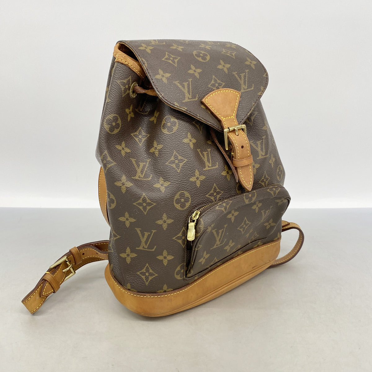 【6kd4403】ルイヴィトン リュック・デイパック モノグラム モンスリMM M51136 ブラウン【中古】レディース