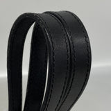 【6kd4416】クリスチャンディオール ショルダーバッグ サドル レザー ブラック シルバー金具【中古】レディース