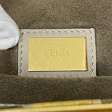【6kd4417】フェンディ ハンドバッグ ピーカブー レザー ベージュ ゴールド金具 2wayバッグ【中古】レディース