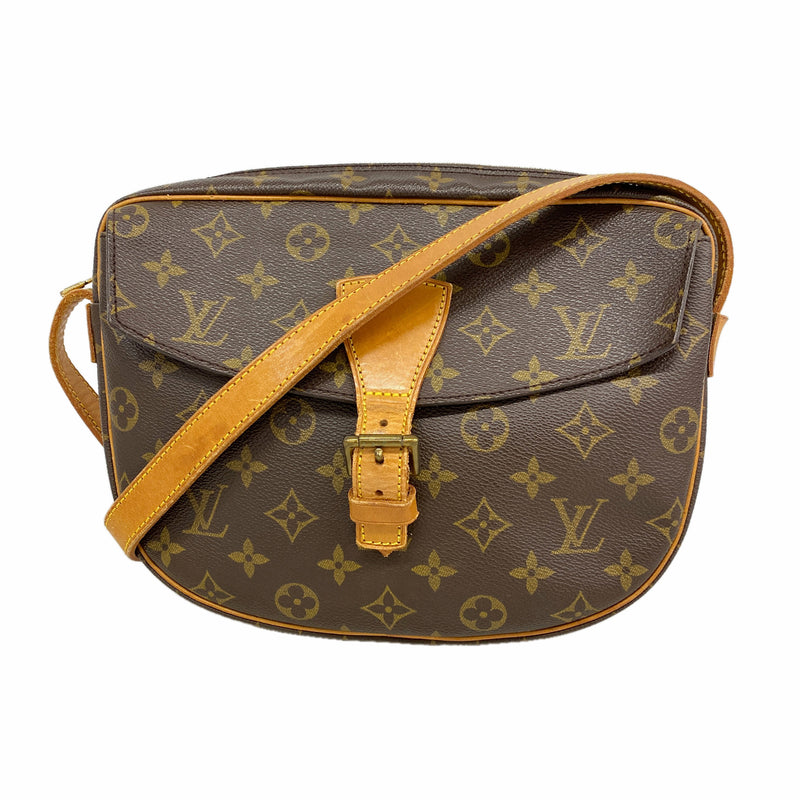 【6kd4420】ルイヴィトン ショルダーバッグ モノグラム ジュヌフィーユGM M51225 ブラウン【中古】レディース