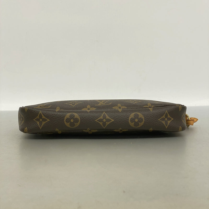 【6kd4422】ルイヴィトン ポーチ モノグラム ポシェットアクセソワール M51980 ブラウン【中古】レディース