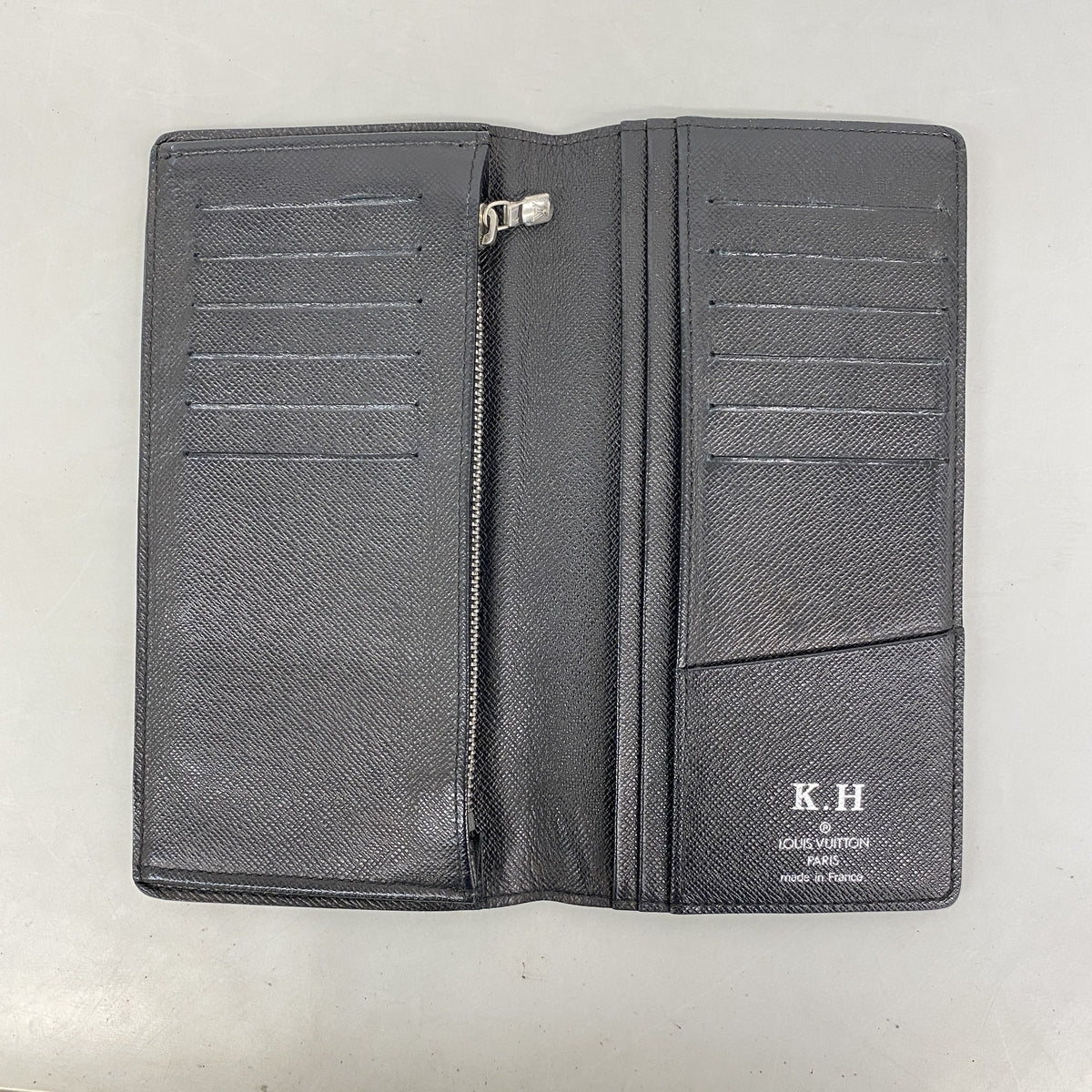 【6kd4435】ルイヴィトン 長財布 ダミエ・グラフィット ポルトフォイユブラザ N62665 ブラック グレー【中古】メンズ