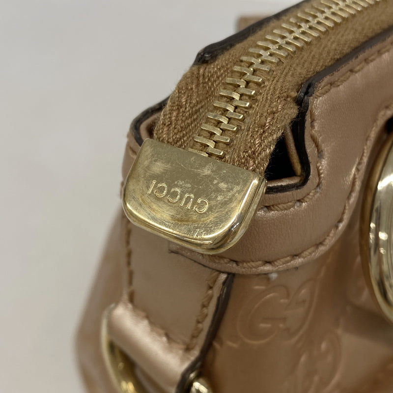 【6kd4437】グッチ ハンドバッグ グッチシマ スーキー 247902 レザー ピンク シャンパンゴールド金具 2wayバッグ【中古】レディース