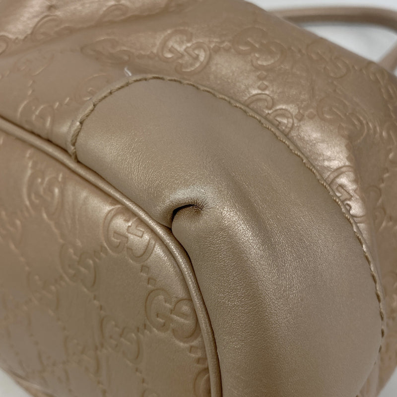 【6kd4437】グッチ ハンドバッグ グッチシマ スーキー 247902 レザー ピンク シャンパンゴールド金具 2wayバッグ【中古】レディース