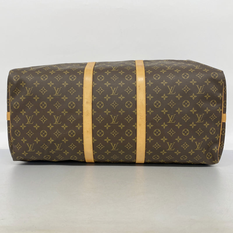 【6kd4446】ルイヴィトン ボストンバッグ モノグラム キーポルバンドリエール60 M41412 ブラウン【中古】メンズ レディース ユニセックス
